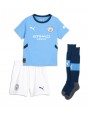 Manchester City John Stones #5 Hjemmedraktsett Barn 2024-25 Korte ermer (+ bukser)